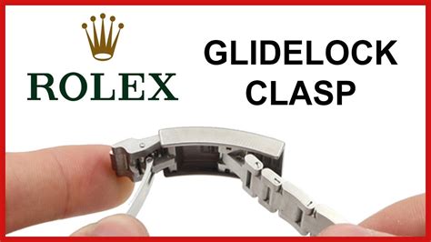 how to open rolex crown clasp|rolex submariner glidelock clasp.